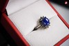 【浅吟】青金石银镶戒指 商品缩略图0