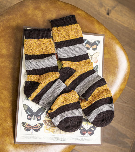 THS 12.27-无 必囤单品 横条纹袜子 两色可选  均码 CU302 商品图8