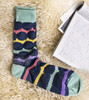 现货 THS 12.27-无 必囤单品 彩色波浪纹 针织袜 四色可选 均码  CU303 商品缩略图6