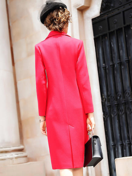 FMY-26940新款气质修身风衣外套 商品图3