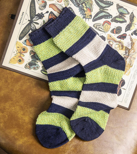 THS 12.27-无 必囤单品 横条纹袜子 两色可选  均码 CU302 商品图4