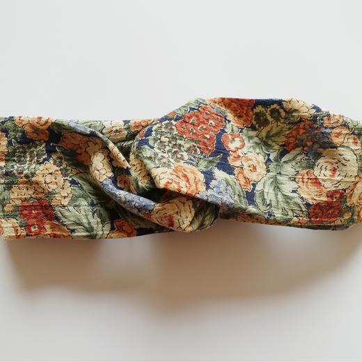 HUGOJIRO窄版发带插画复古小花 商品图3