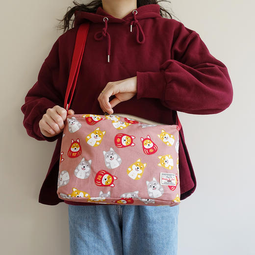 HUJI祤集Sling斜挎包风の花柴犬达摩蛋 商品图2