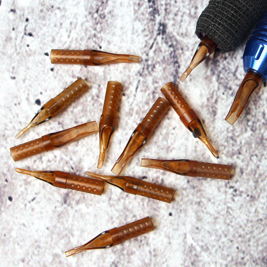 惊蛰刺青器材一次性纹身针嘴套装闪电割线打雾圆排针辅助用品 商品图2