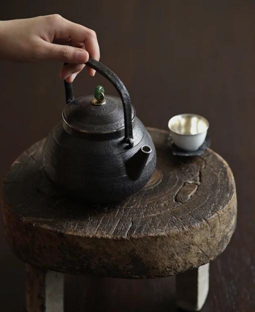 「茶器」银壶 年轮 商品图0