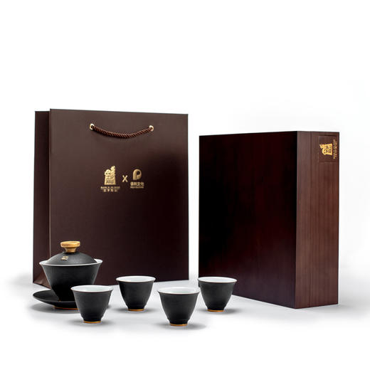 【茶器】王子和山黑釉茶器/成品率不到30% 商品图11