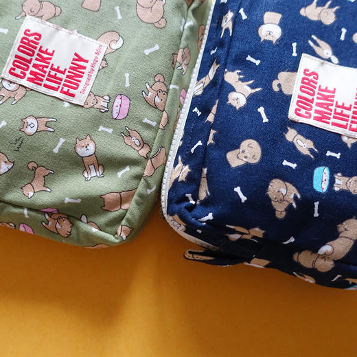 HUJI祤集Motley收纳包插画柴柴和骨头 商品图2