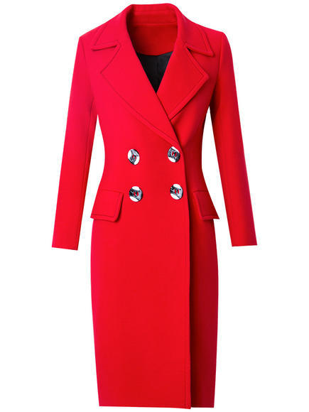 FMY-26940新款气质修身风衣外套 商品图4