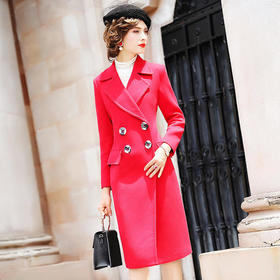 FMY-26940新款气质修身风衣外套