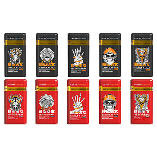 M6-时尚男女超薄翻盖直冲打火机 商品图2