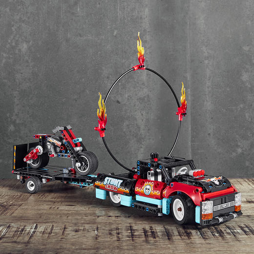 乐高LEGO 卡车与摩托车特技表演42106 商品图3