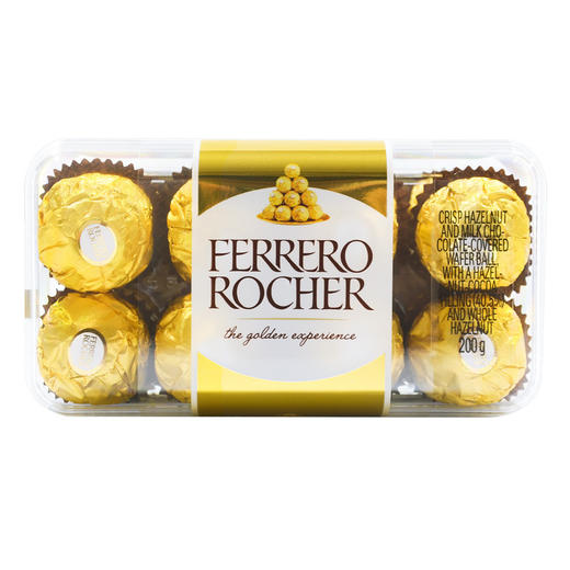 FERRERO ROCHER/费列罗 榛果巧克力T16粒 200G/盒JPY带授权招加盟代理 商品图0