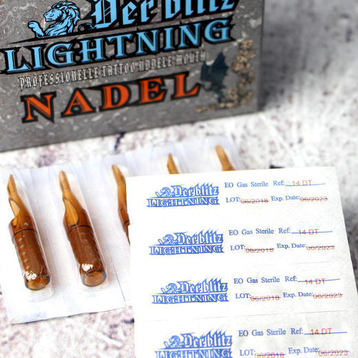 惊蛰刺青器材一次性纹身针嘴套装闪电割线打雾圆排针辅助用品 商品图4