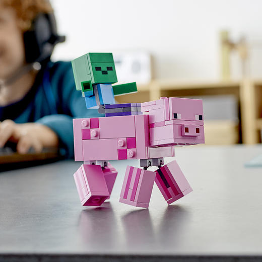 乐高LEGO ?我的世界?大人仔猪和僵尸21157 商品图2
