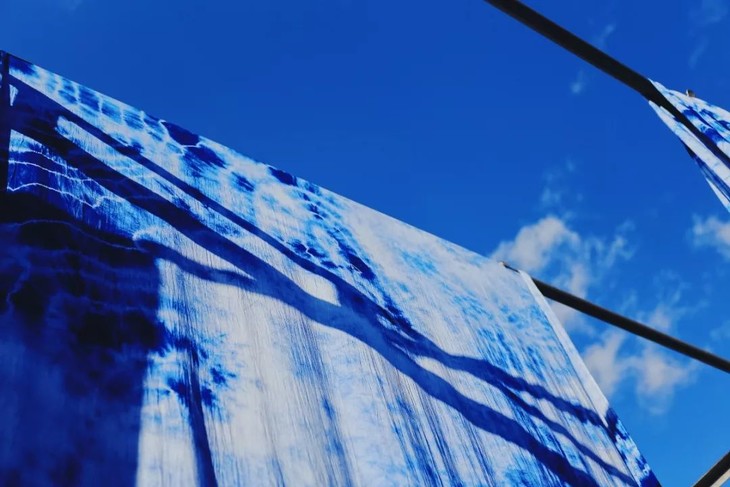 民族风大理白族扎染工艺渔夫帽棒球帽户外遮阳帽