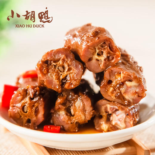 小胡鸭 鸭脖198g/袋 香辣味零食小吃  湖北特产 商品图3