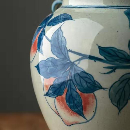 「中式青花瓷手绘小插花瓶」客厅摆件 景德镇纯手工陶瓷创意水培花器 商品图3