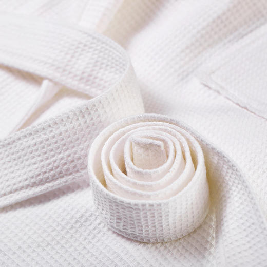 维也纳 纯棉浴袍浴衣 睡袍 会呼吸的华夫格（薄厚可选） 商品图9