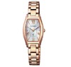 西铁城旗舰店官网日本正品光动能不锈钢女士长方表粉金女表EW5543-54A 商品缩略图1