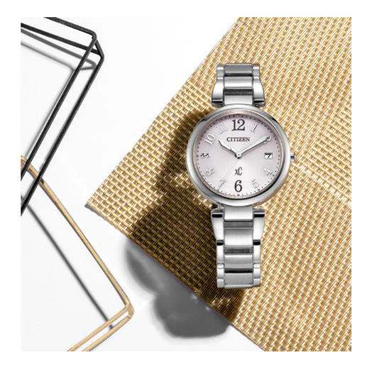 西铁城官方旗舰店日本官网正品光动能防水钢带女手表EO1190-54W 商品图2