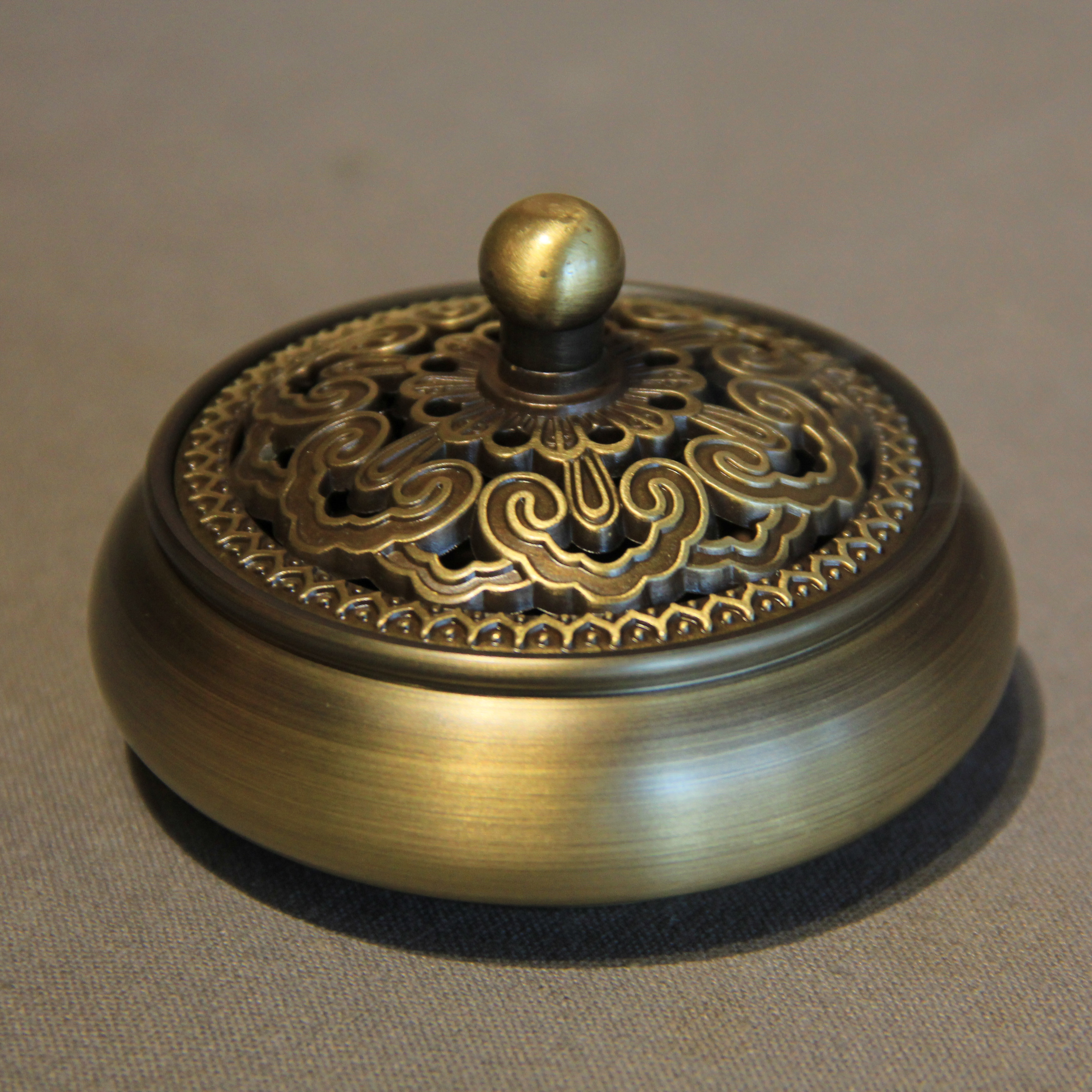 年年丰收吉祥如意年年有鱼小铜炉90022036