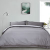 维也纳定制 | 全棉贡缎四件套 精舒棉 AB面 灰色（尺寸可选） 商品缩略图0