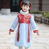 JSL-冬季新品女童唐装中国风复古连衣裙 商品缩略图3