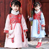 JSL-冬季新品女童唐装中国风复古连衣裙 商品缩略图1