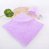 高密珊瑚绒洗脸素色方巾居家日用 商品缩略图6