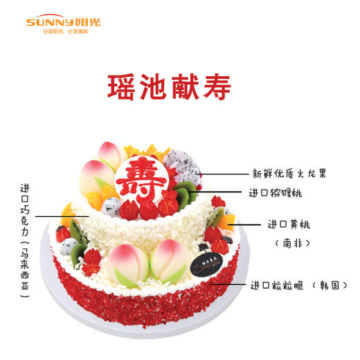 瑶池献寿蛋糕 商品图1