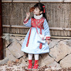 JSL-冬季新品女童唐装中国风复古连衣裙 商品缩略图2
