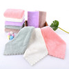 高密珊瑚绒洗脸素色方巾居家日用 商品缩略图1