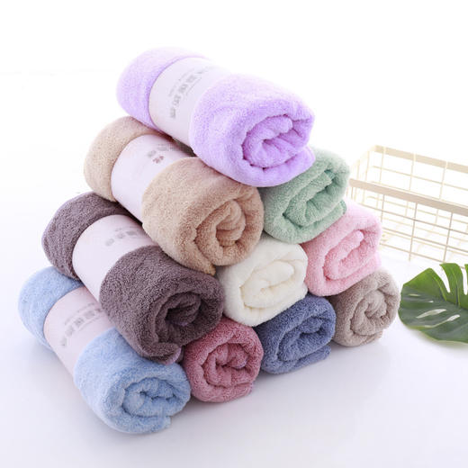 珊瑚绒毛巾浴巾套装 加厚柔软吸水子母套巾礼品居家日用套巾 商品图4