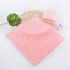 高密珊瑚绒洗脸素色方巾居家日用 商品缩略图9