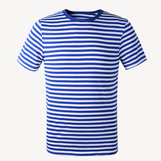 海魂衫男士短袖t恤潮款棉条纹海军风t恤男装半袖 情侣装海魂衫 商品图0