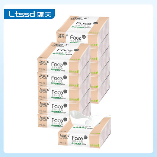 洁柔旅行便携式可湿水面纸PL201-1010包 【21000746】 商品图0