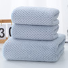 【2条装】毛巾浴巾套装 菠萝格高密珊瑚绒礼品巾沙滩巾 居家日用 商品缩略图6