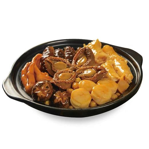 【年货包邮】鲍汁小团圆四人份（加热即食海鲜）佛跳墙鲍鱼花椒海参礼盒💝包邮 商品图2