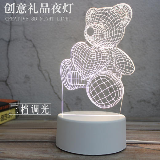 创意礼品3D小夜灯小台灯生日礼物夜灯家居饰品 商品图1