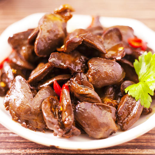 小胡鸭香辣味鸭心288g 整盒卤味小吃 真空包装零食 商品图3