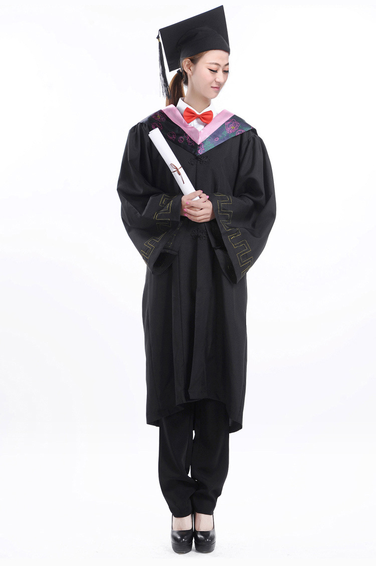 忌平庸情趣内衣厂家批发大学生毕业袍学位服学生学士服各科学士袍学生