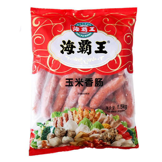 海霸王  玉米香肠(面粉肠)  1.5kg/包  热狗/火锅料 商品图0