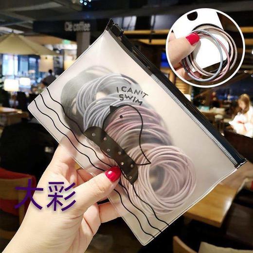 简约小圈细款发绳少女扎头发高弹力时尚饰品皮筋 商品图7