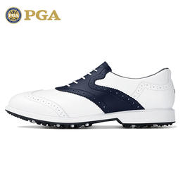 美国PGA 高尔夫球鞋 男士鞋子 超轻超防水 防侧滑鞋钉 英伦绅士风