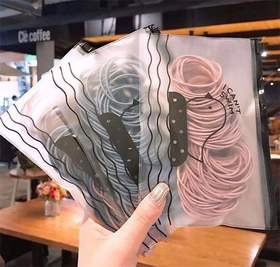 简约小圈细款发绳少女扎头发高弹力时尚饰品皮筋