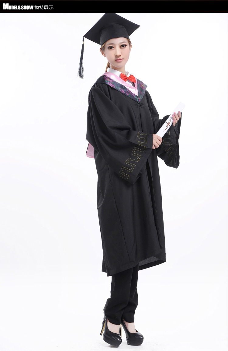 忌平庸情趣内衣厂家批发大学生毕业袍学位服学生学士服各科学士袍学生