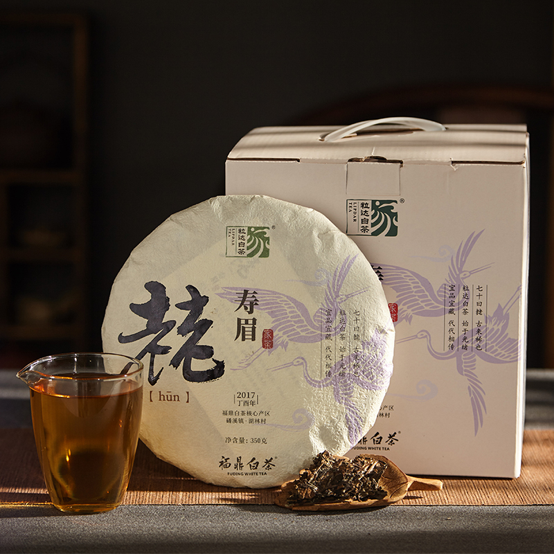 自家系列丨䎜 寿眉 2017年 350g饼