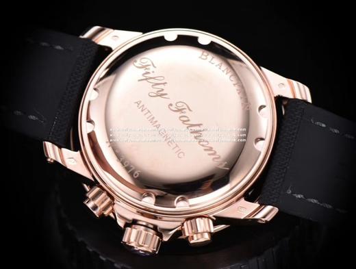 OM宝po五十噚5085F，直径45x15.5毫米，男士腕表，自动机械机芯，绢丝表带，密底。 商品图2