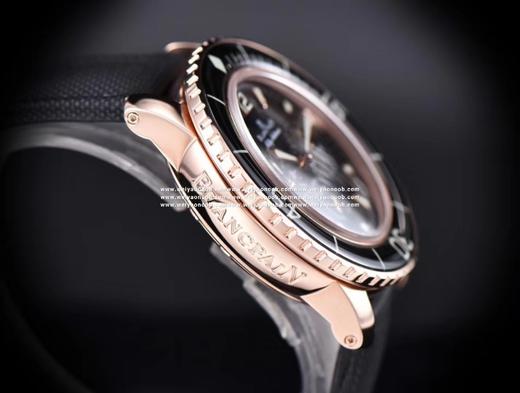 OM宝po五十噚5085F，直径45x15.5毫米，男士腕表，自动机械机芯，绢丝表带，密底。 商品图3