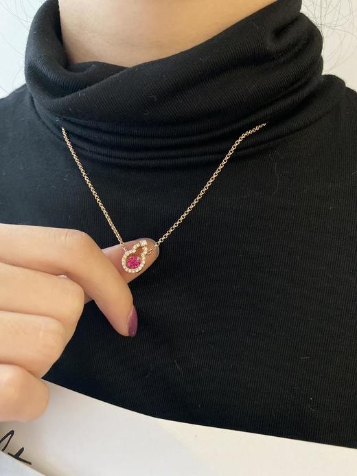 施家奥地利红色水晶福到故宫红色葫芦造型项链手链 商品图7